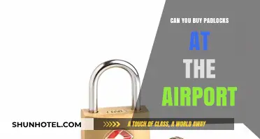 Where to Buy Padlocks: Airport Options