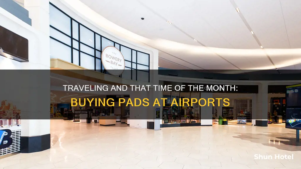 can you buy pads at the airport