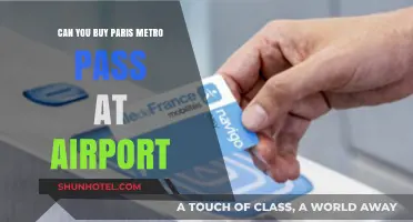Paris Metro Pass: Where to Buy at the Airport?