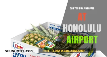 Honolulu Airport: Where to Buy Pineapple?