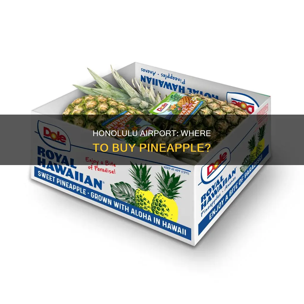 can you buy pineapple at honolulu airport