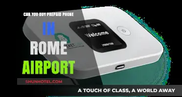 Prepaid Phones at Rome Airport: Where to Buy?