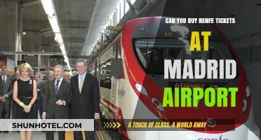 Renfe Tickets: Available at Madrid Airport?