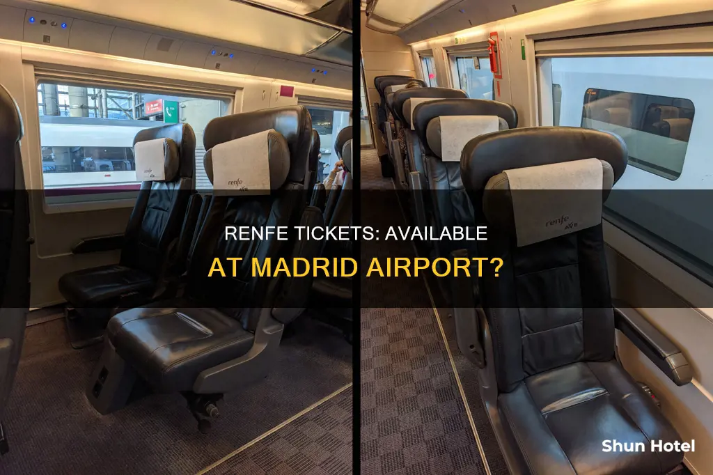 can you buy renfe tickets at madrid airport