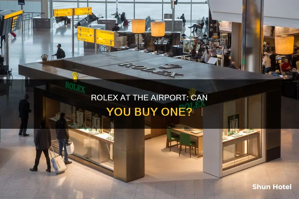 can you buy rolex at airport