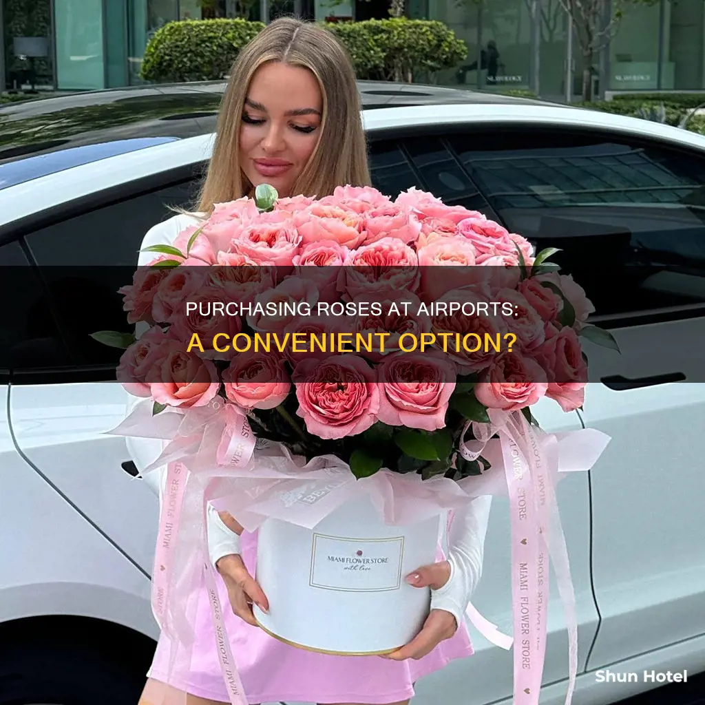 can you buy roses at air airport