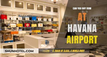 Where to Buy Rum in Havana: Airport Shopping
