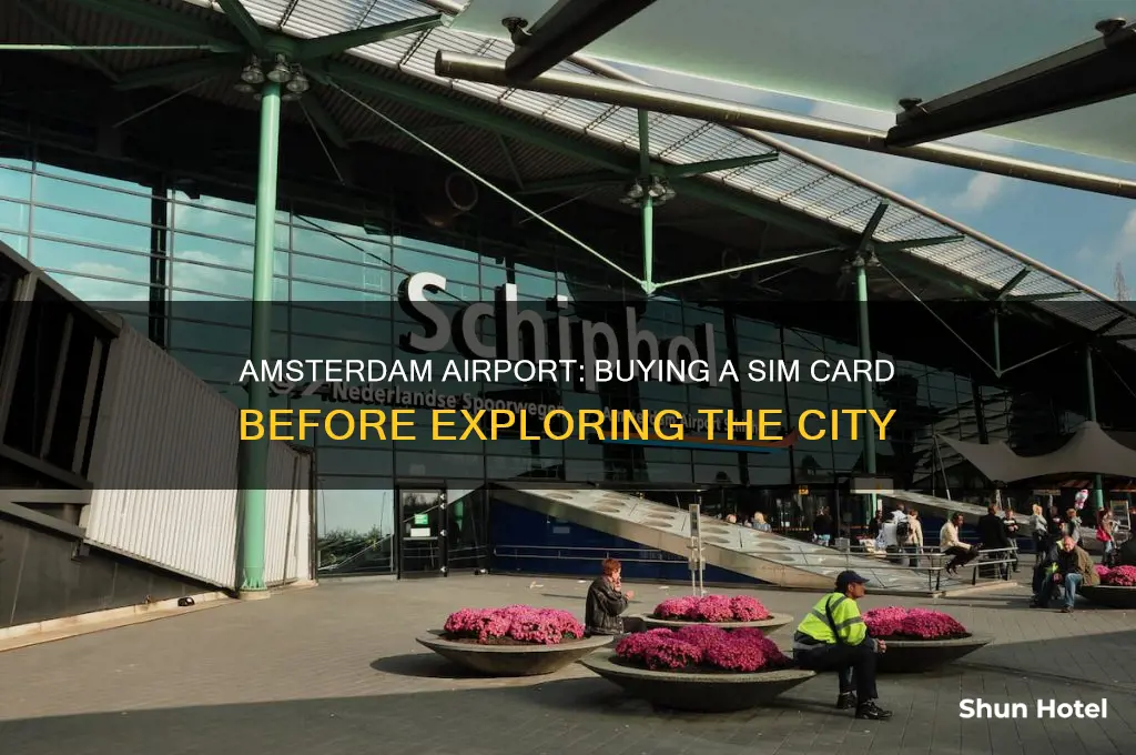 can you buy sim card at amsterdam airport