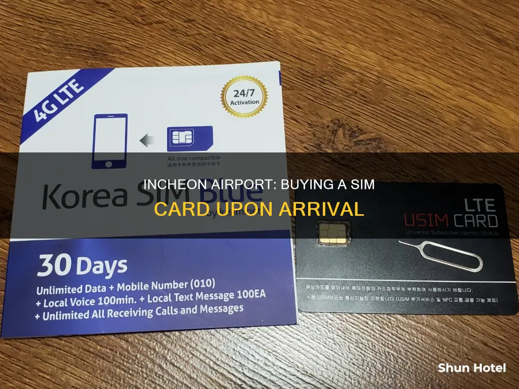 can you buy sim card at incheon airport