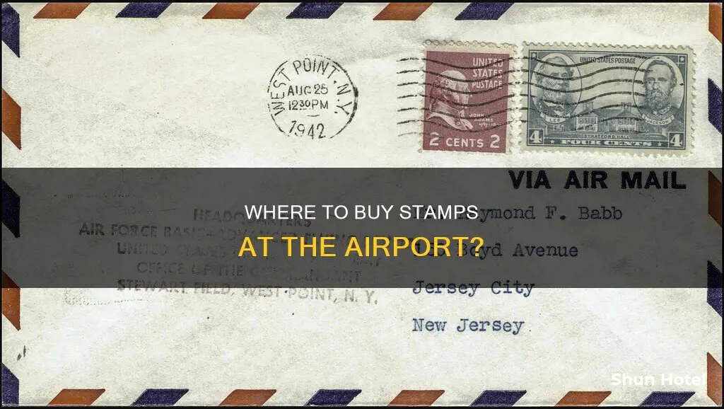 can you buy stamps at the airport