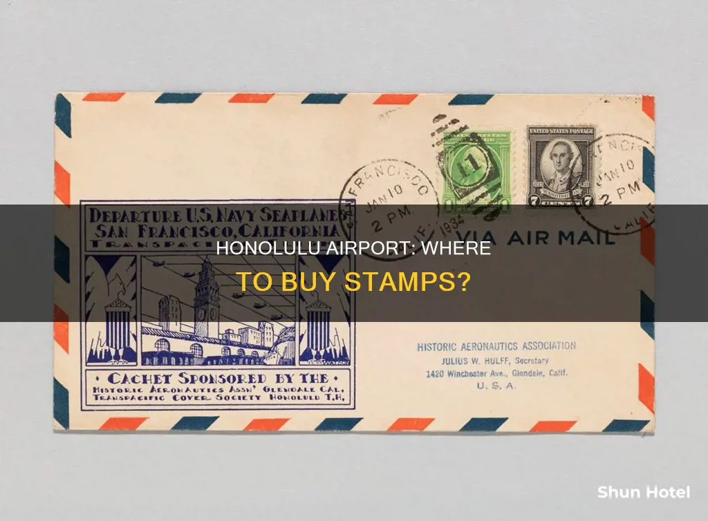 can you buy stamps at the honolulu airport