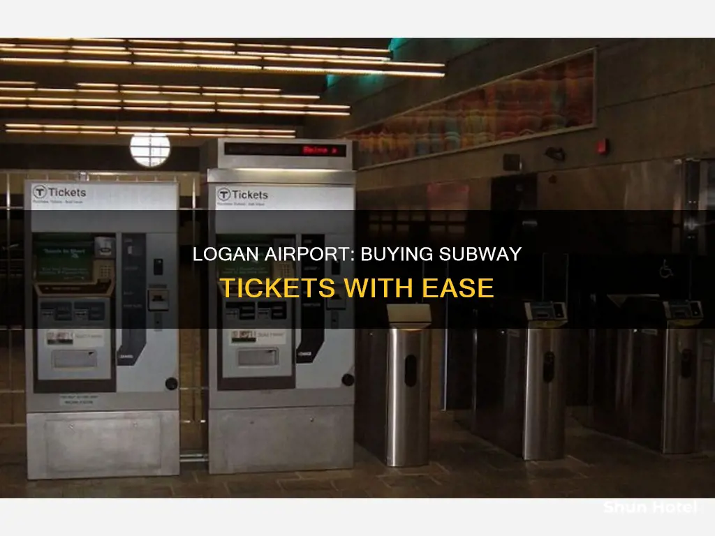 can you buy subway tickets at logan airport