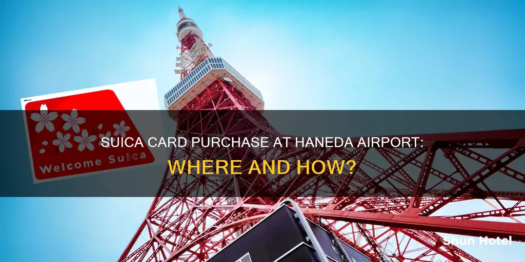 can you buy suica card at haneda airport