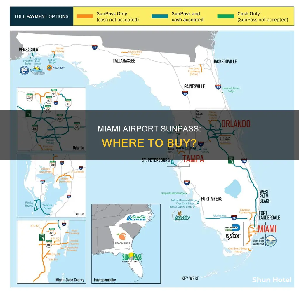 can you buy sunpass at miami airport