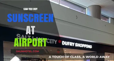 Sunscreen at the Airport: Where to Buy?