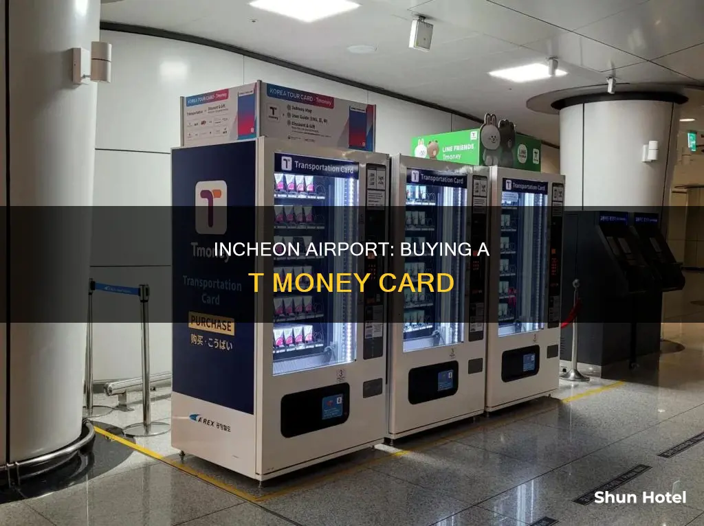 can you buy t money card at incheon airport