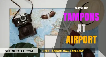 Airport Tampon Purchase: What You Need to Know