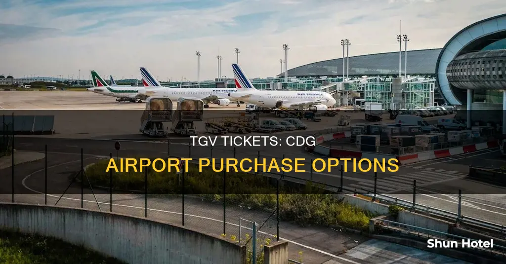 can you buy tgv tickets at cdg airport