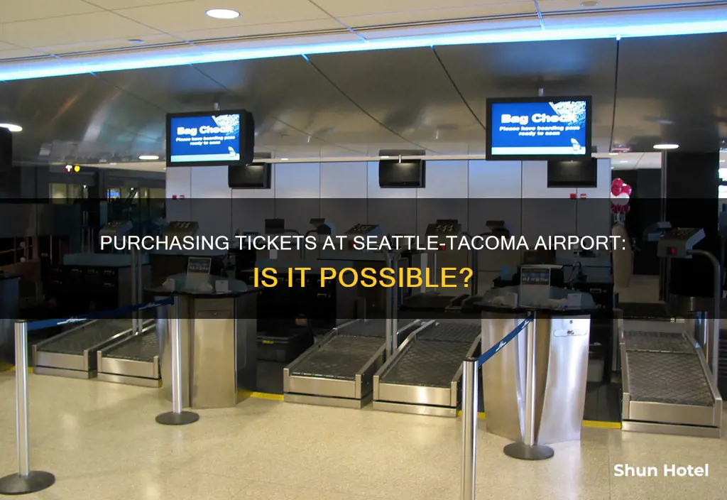 can you buy tickets at seattle tacoma airport