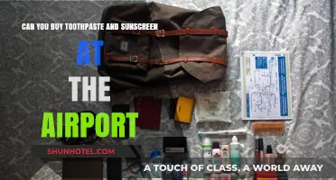 Travel Essentials: Sunscreen and Toothpaste at the Airport?