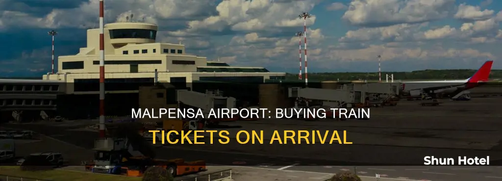 can you buy train tickets at malpensa airport