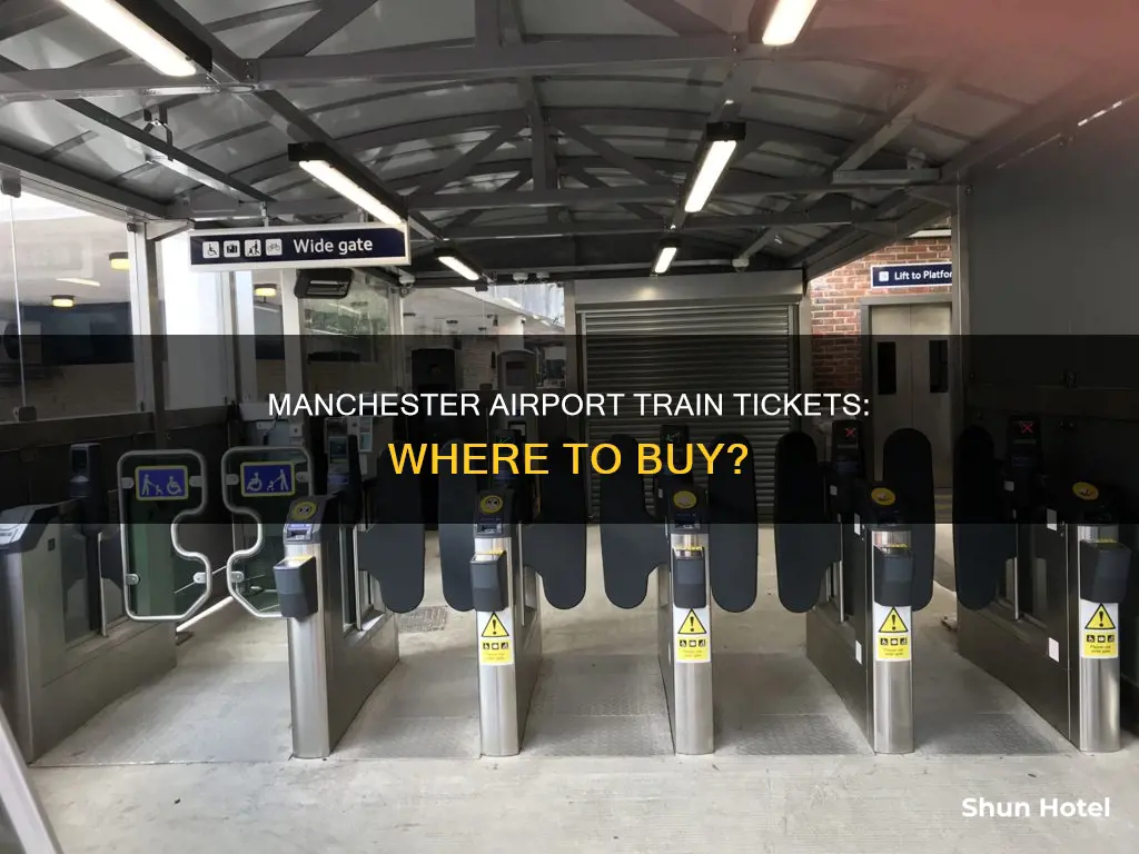 can you buy train tickets at manchester airport