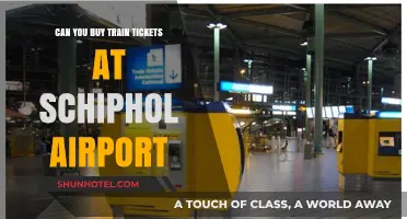 Schiphol Airport: Buying Train Tickets Simplified