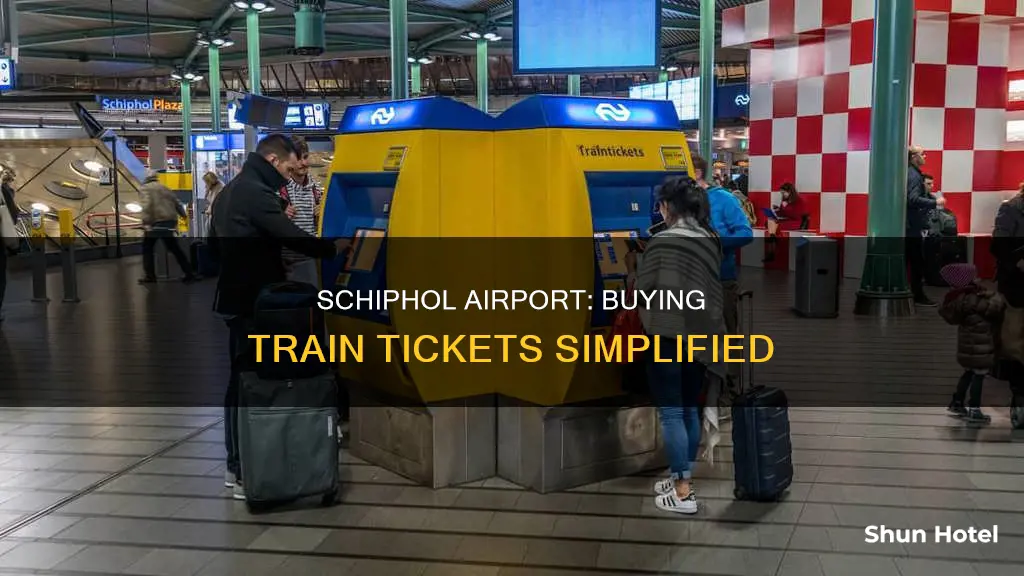 can you buy train tickets at schiphol airport