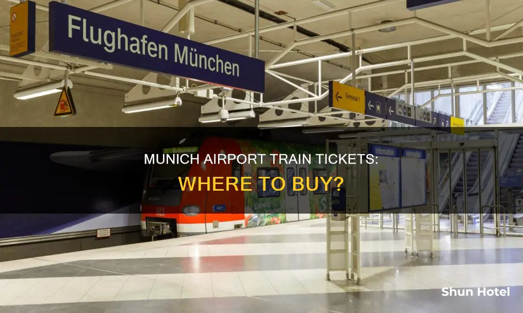 can you buy train tickets at the munich airport