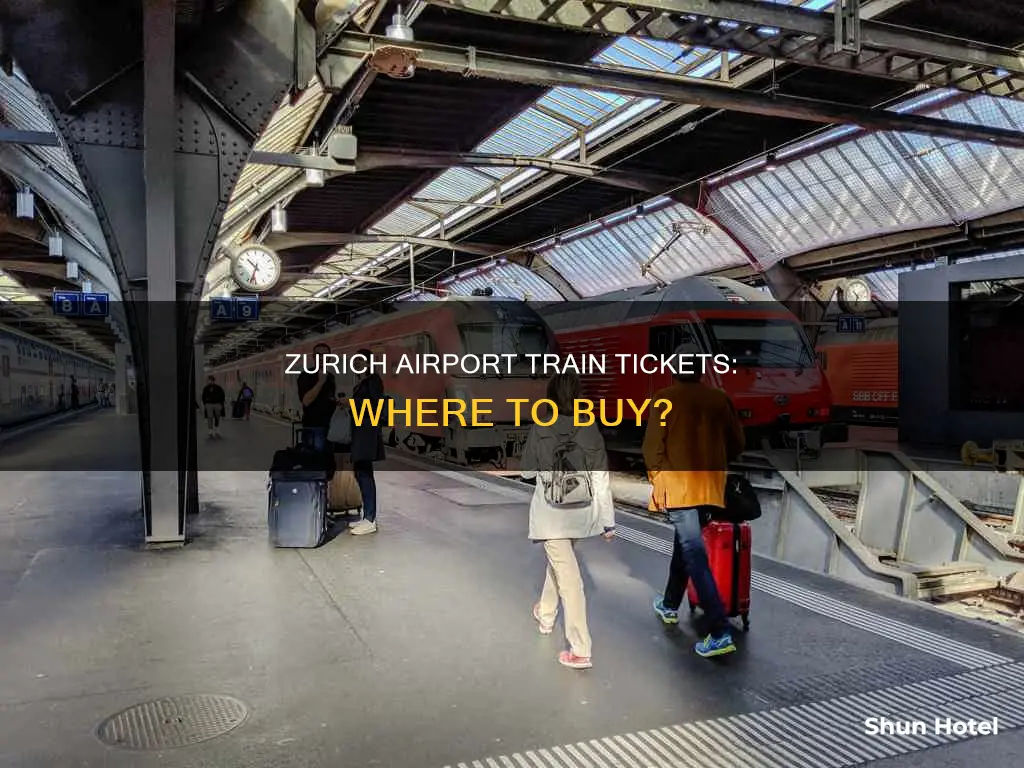 can you buy train tickets at zurich airport