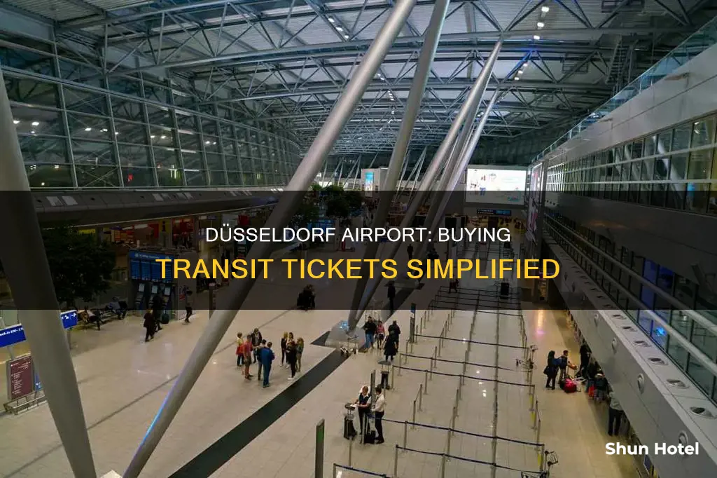 can you buy transit tickets on dusseldorf airport