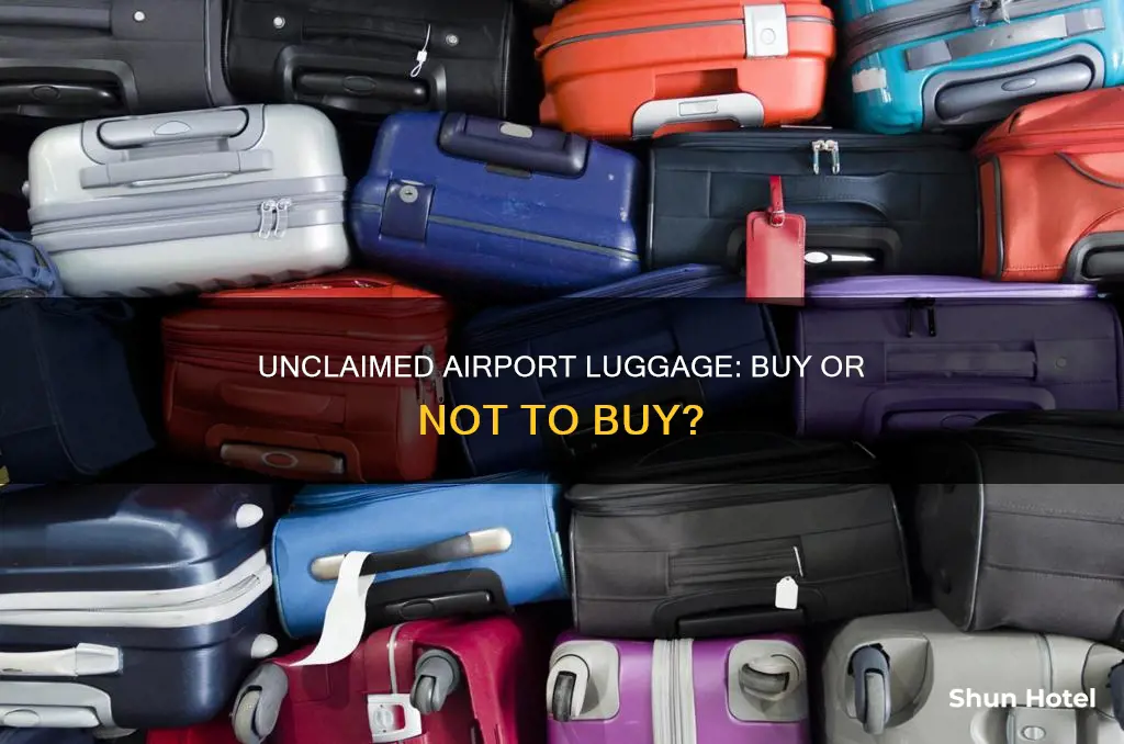 can you buy unclaimed luggage from airports