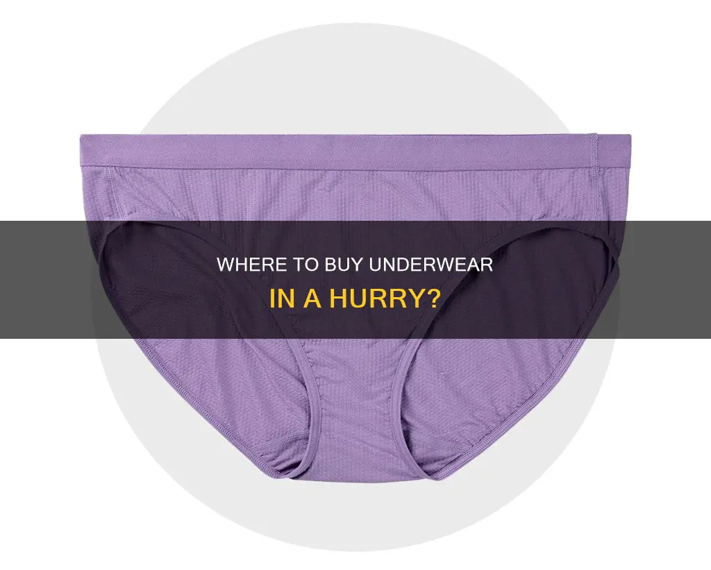 can you buy underwear at the airport
