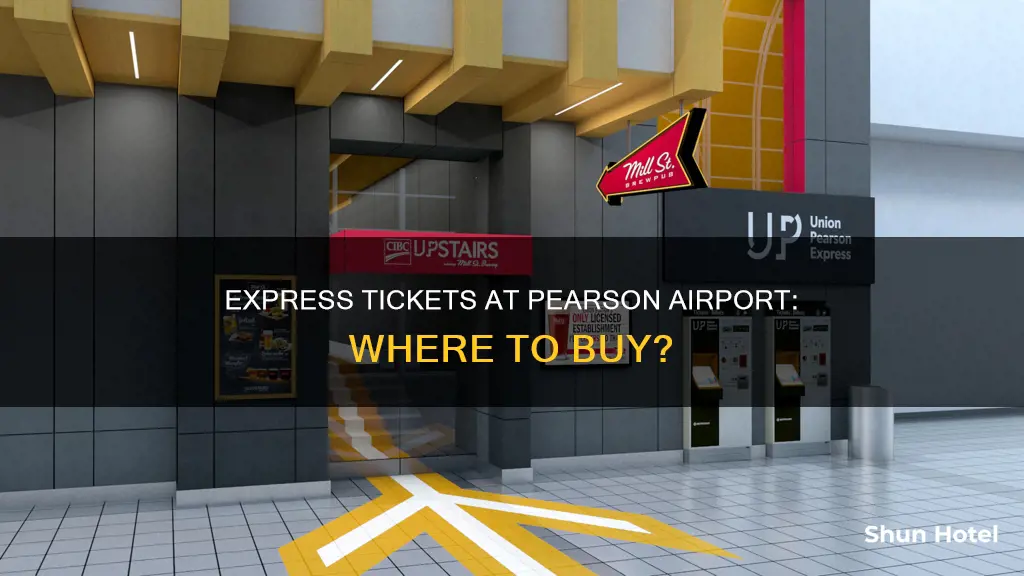 can you buy up express tickets at pearson airport