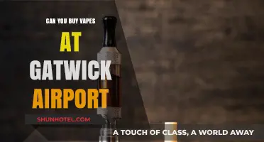 Vape Availability at Gatwick Airport