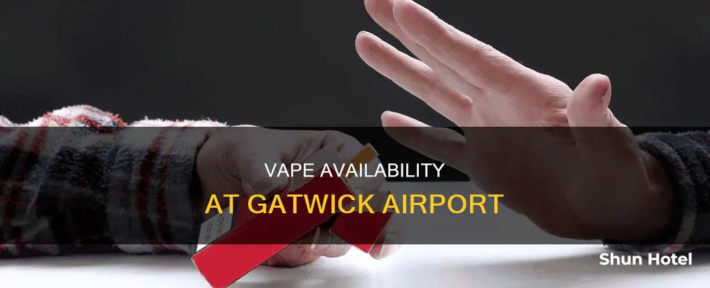 can you buy vapes at gatwick airport