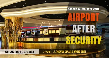 Dubai Airport: Buying Water Post-Security