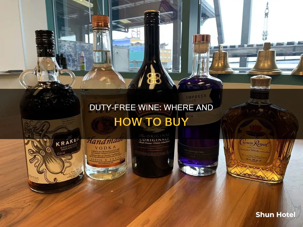 can you buy wine at airport duty free