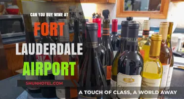 Fort Lauderdale Airport: Wine Shopping Stop