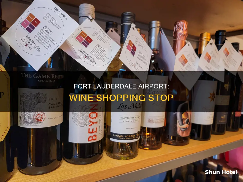 can you buy wine at fort lauderdale airport
