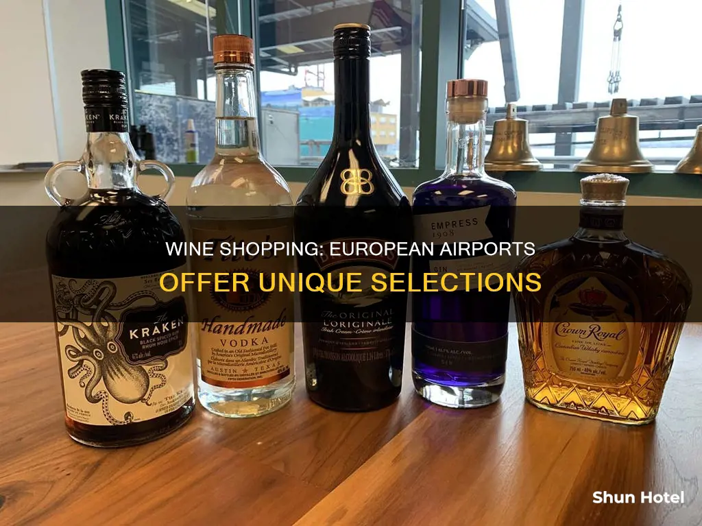 can you buy wine in european airports