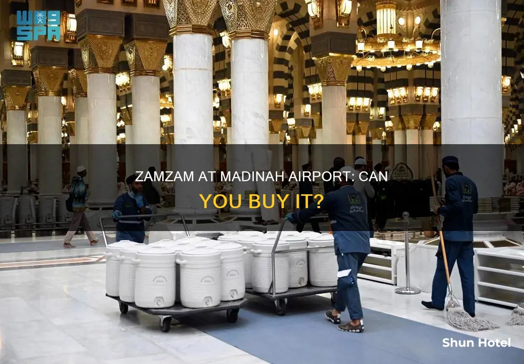 can you buy zamzam at madinah airport