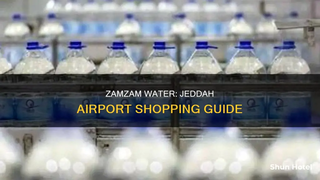 can you buy zamzam water at jeddah airport