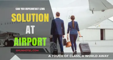 Contact Lens Solution: Airport Availability?