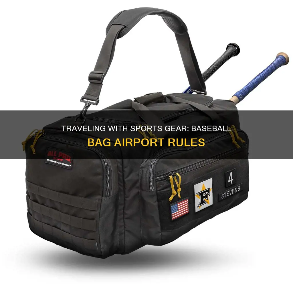 can you carry a baseball bag to the airport