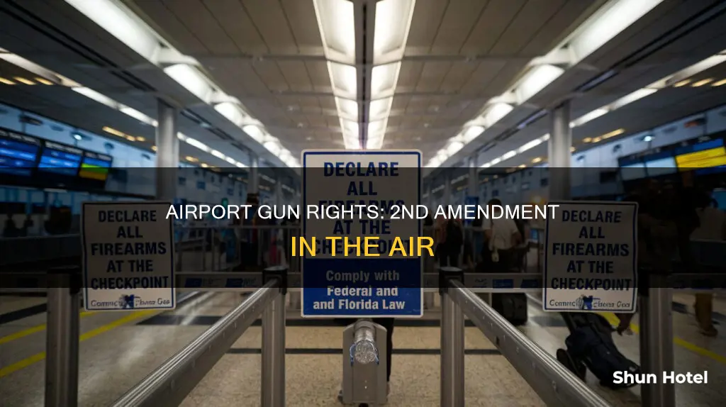 can you carry a gun in airport 2nd amendment