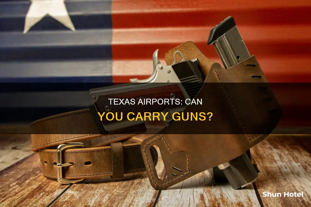 can you carry a gun in an airport in texas