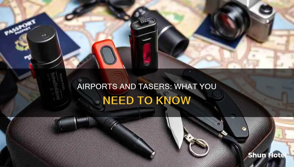 can you carry a taser in the airport