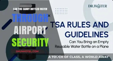 Airport Security and Your Bottled Water: What's Allowed?