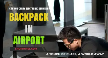 Travelers, Keep Your Devices in Your Backpack at Airports